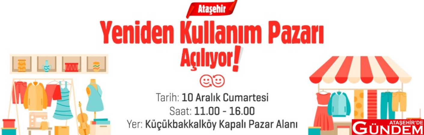 BU DÖNGÜYE KATKI SAĞLAMAK İSTER MİSİNİZ? ataşehir ikinci el pazarı belediye 1923.tv